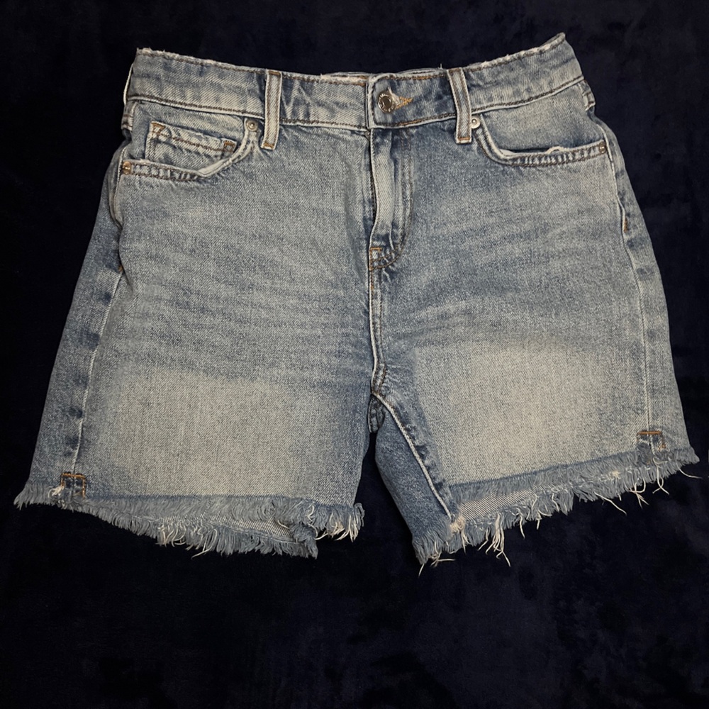 Girls Forever 21 Light Blue Jean Shorts